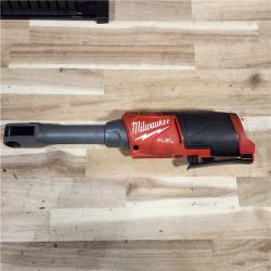 HOUSTON LOCATION - AS-IS Milwaukee FUEL INSIDER 12V Lithium-Ion Brushless Cordless 1/4 in. - 3/8 in. Extended Reach Box Ratchet (Tool-Only)