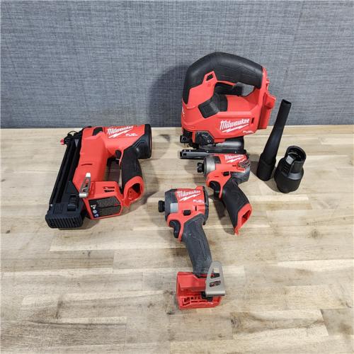 HOUSTON LOCATION - AS-IS MILWAUKEE 4 TOOL COMBO