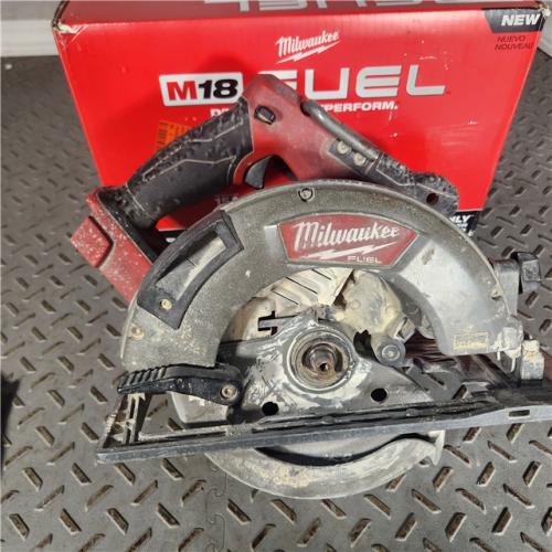 Houston location- AS-IS  Milwaukee M18 Fuel Cordless 7-1/4 Circular Saw Tool Only 2732-20 - All