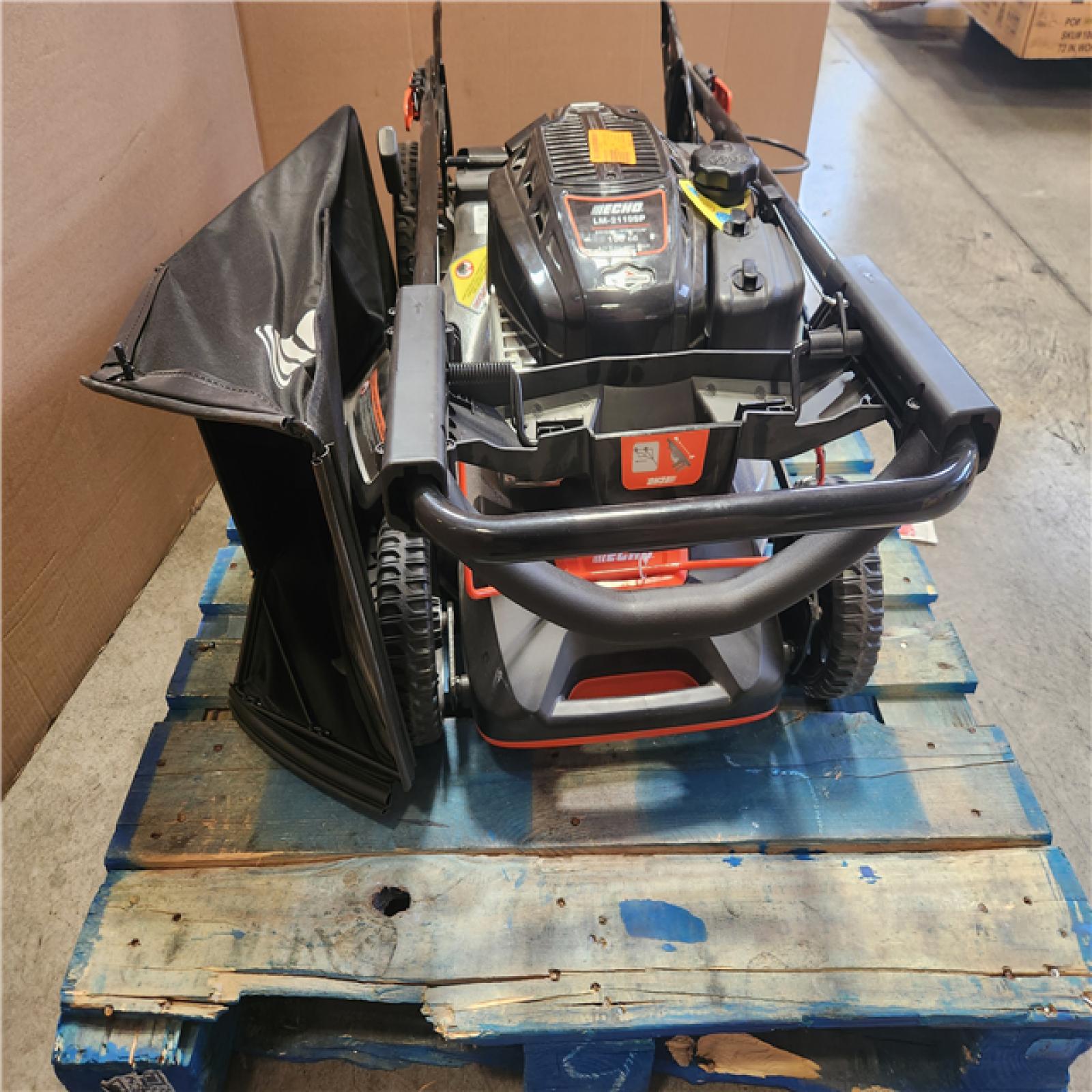 Phoenix LIKE NEW ECHO 21 in. 190 cc Briggs and Stratton Gas 3-in-1 Dual Blade RWD Self-Propelled Lawn Mower with Single Lever Deck Adjustment