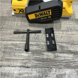 AS-IS DEWALT 20V MAX XR Cordless Brushless 3-1/4 in. Planer (Tool Only)
