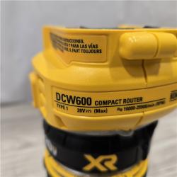 AS-IS Dewalt 20V MAX XR Brushless Cordless Compact Router (Tool Only)