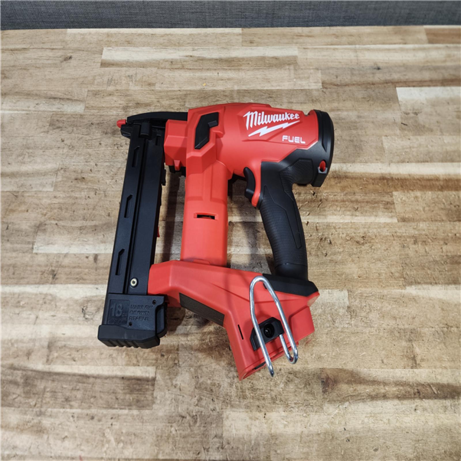 HOUSTON LOCATION - AS - IS Milwaukee FUEL 18-Volt Lithium-Ion Brushless Cordless 18-Gauge 1/4 in. Narrow Crown Stapler (Tool-Only)