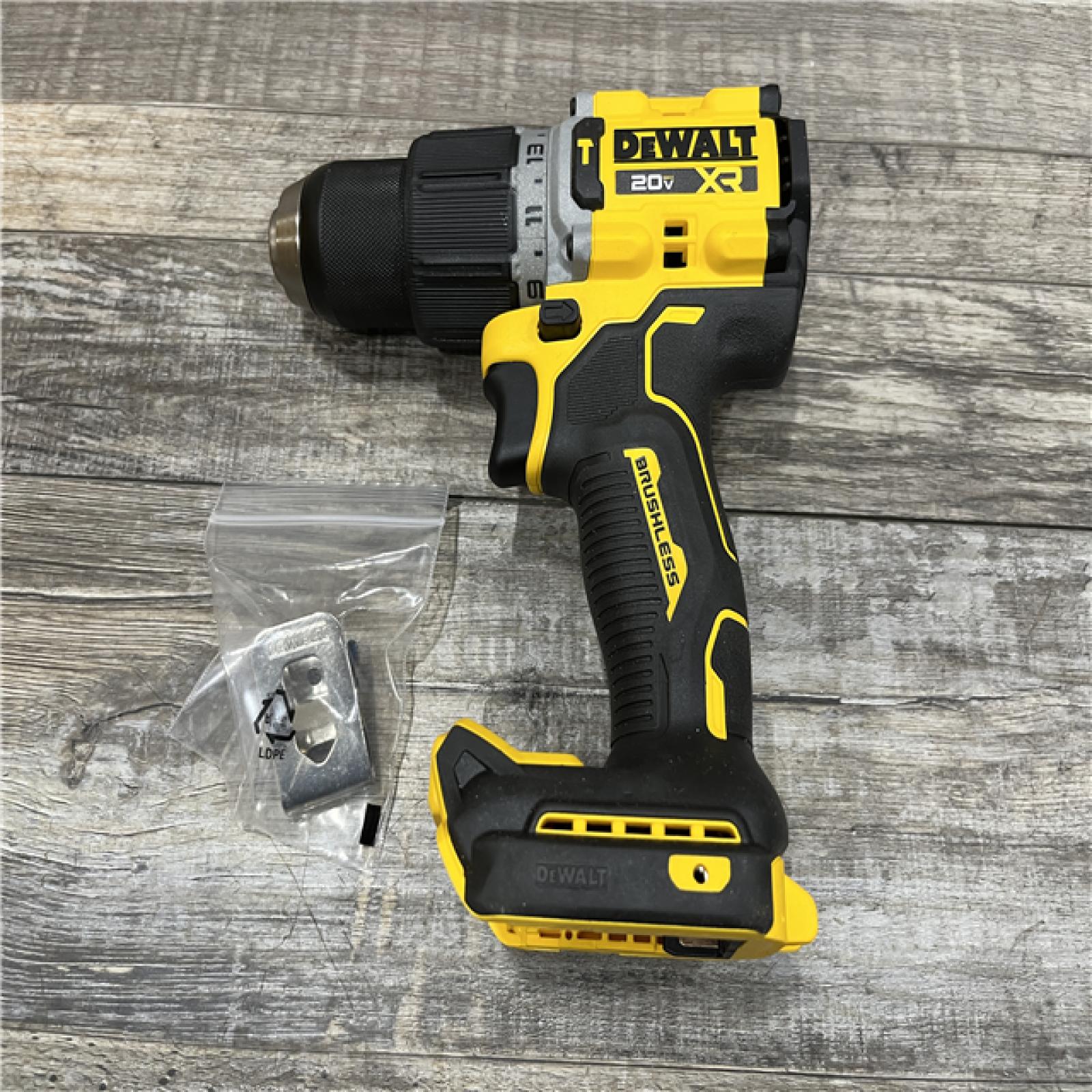 AS-IS DEWALT 20V XR Brushless Cordless 1/2 in. Hammer Drill (Tool-Only)