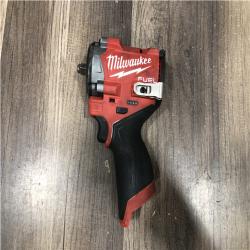 AS-IS Milwaukee FUEL 12V Lithium-Ion Brushless Cordless Stubby 3/8 in. Impact Wrench (Tool-Only)