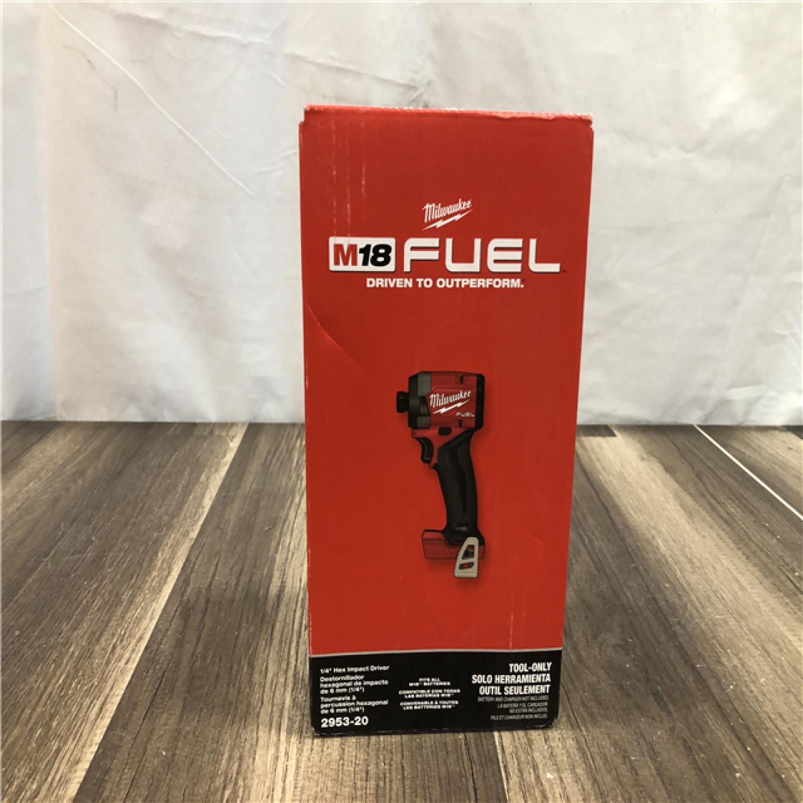 AS-IS Milwaukee FUEL 18V Lithium-Ion Brushless Cordless 1/4 in. Hex Impact Driver (Tool-Only)