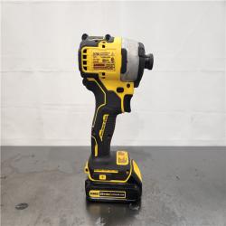 AS-IS- DEWALT Atomic 20V Max Lithium-Ion Brushless Cordless Compact 1/4 in. Impact Driver Kit