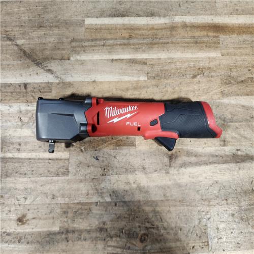 HOUSTON LOCATION - AS-IS Milwaukee FUEL 12V Lithium-Ion Brushless Cordless 3/8 in. Right Angle Impact Wrench (Tool-Only)