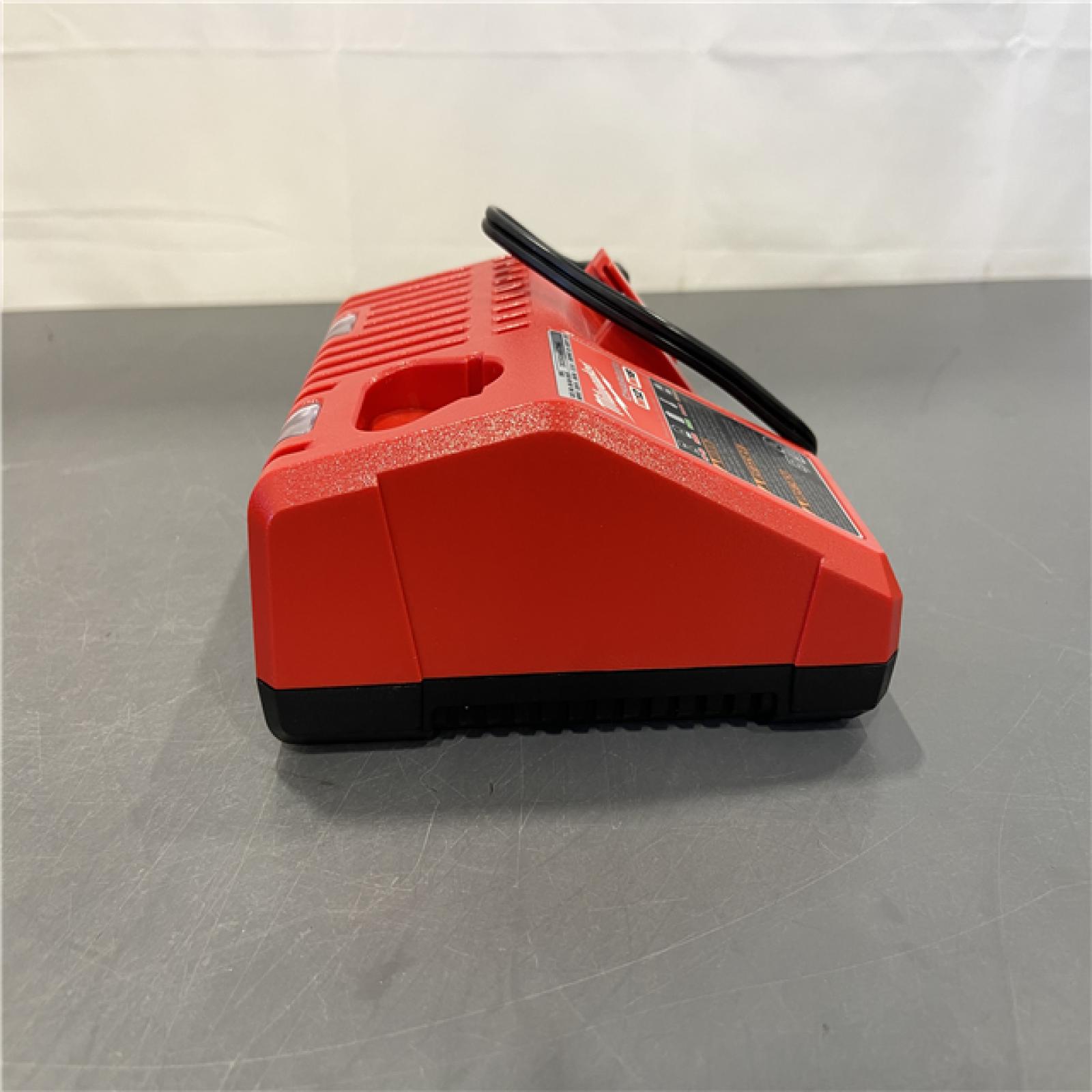 AS-IS - Milwaukee M12 and M18 12-Volt/18-Volt Lithium-Ion Multi-Voltage Rapid Battery Charger