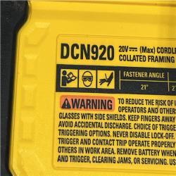 AS-IS DEWALT 20-Volt 21° Cordless Framing Nailer (Tool-Only)
