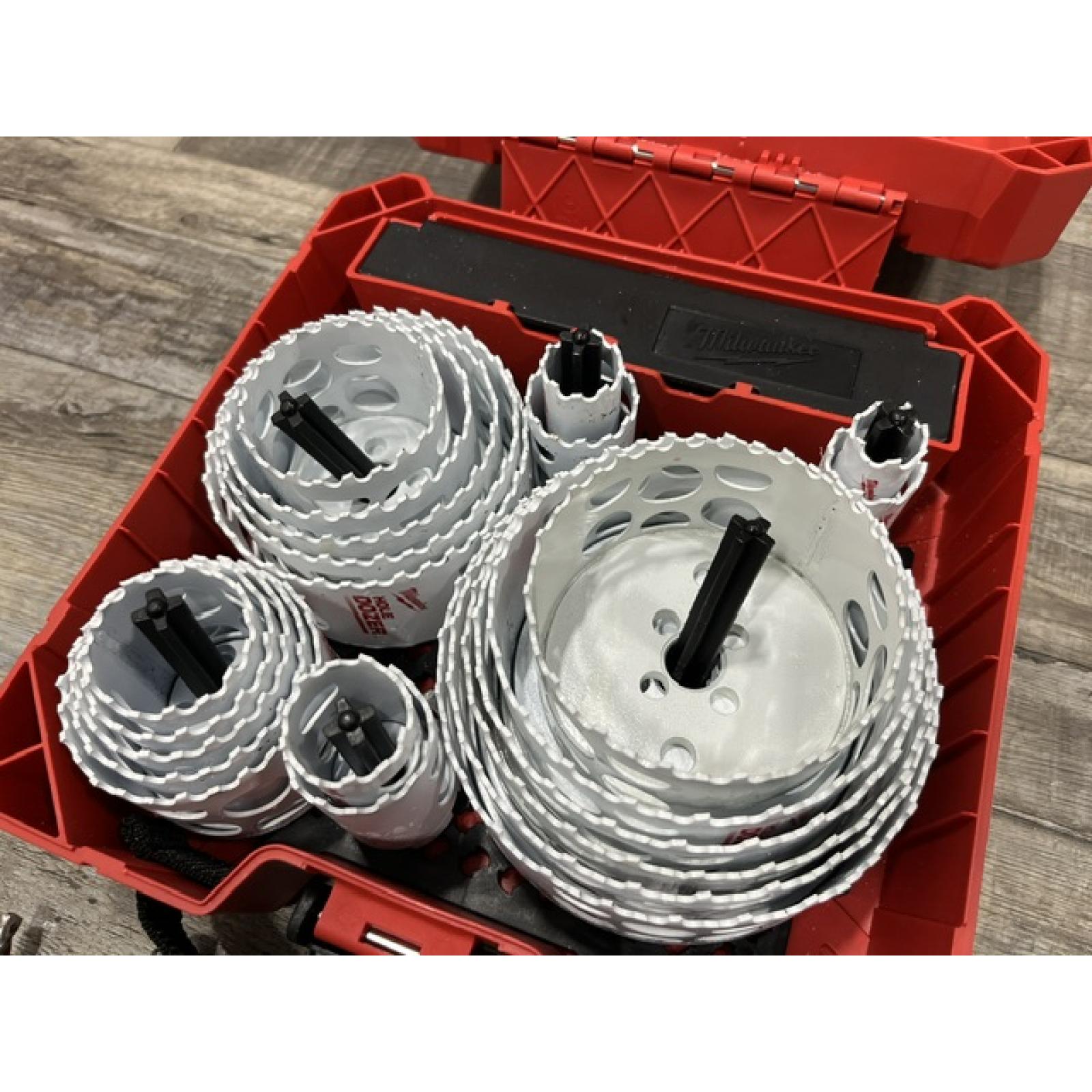 AS-IS Milwaukee Hole Dozer General Purpose Bi-Metal Hole Saw Set (28-Piece)