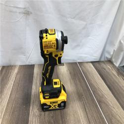 AS-IS DEWALT ATOMIC 20V MAX Lithium-Ion Cordless 1/4 in. Brushless Impact Driver Kit
