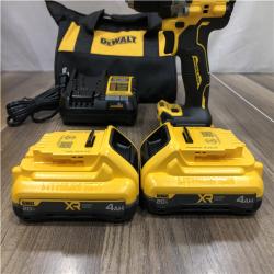 AS-IS DEWALT 20V XR Lithium-Ion Cordless Brushless 1/2 in. Drill/Driver Kit