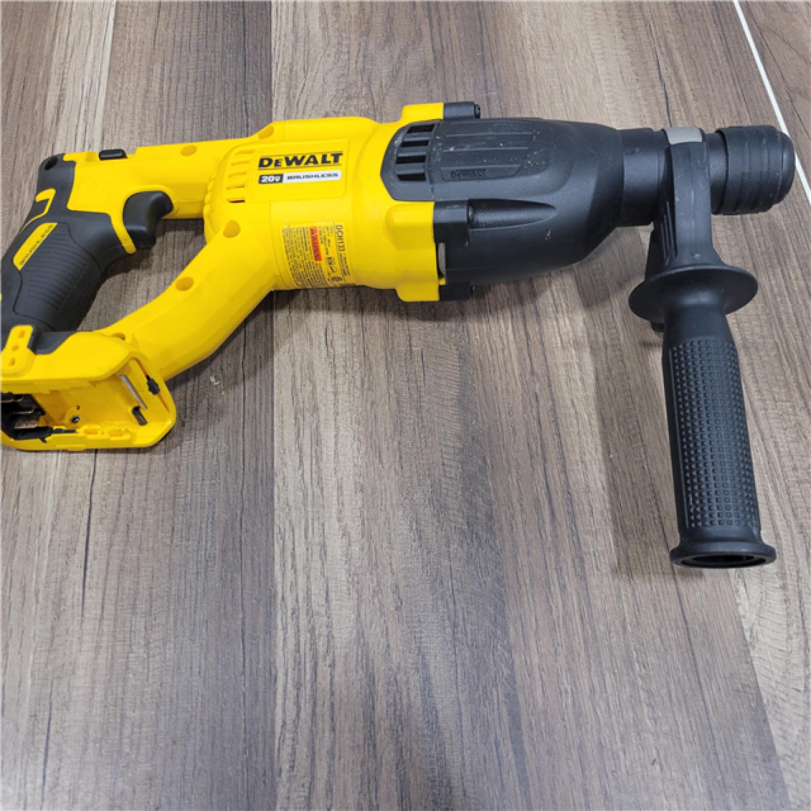 AS-IS DEWALT 20V MAX Cordless Brushless 1 in. SDS Plus D-Handle Concrete and Masonry Rotary Hammer (Tool Only)