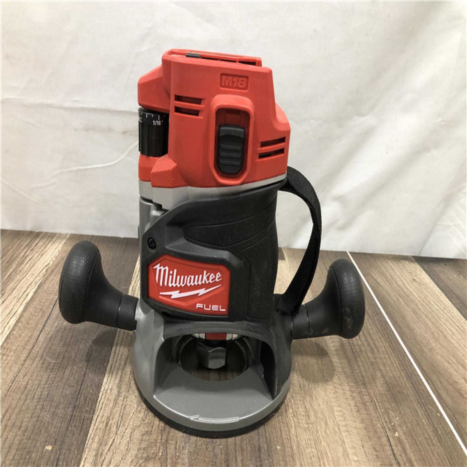 AS-IS Milwaukee FUEL 18V Lithium-Ion Cordless Brushless 1/2 in. Router (Tool-Only)