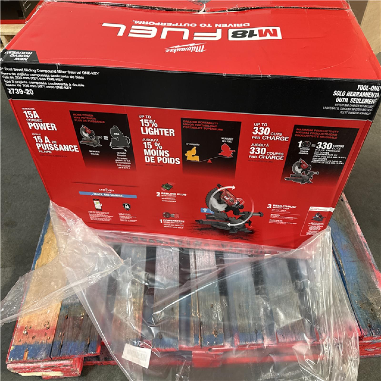 California NEW Milwaukee 12 Dual Bevel Sliding Compound Miter Saw (Tool Only)