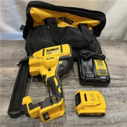 AS-IS DEWALT 20V MAX XR Lithium-Ion Cordless 18-Gauge Narrow Crown Stapler Kit