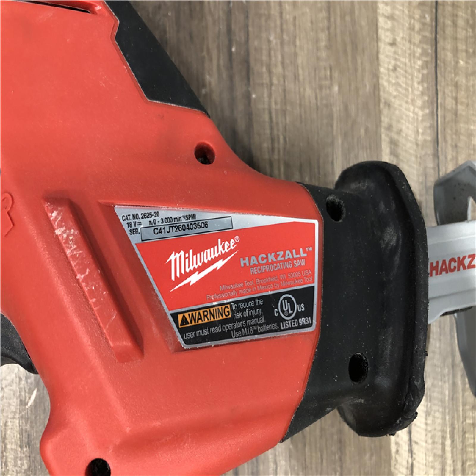 AS-IS Milwaukee 18V Lithium-Ion Cordless HACKZALL Reciprocating Saw (Tool-Only)