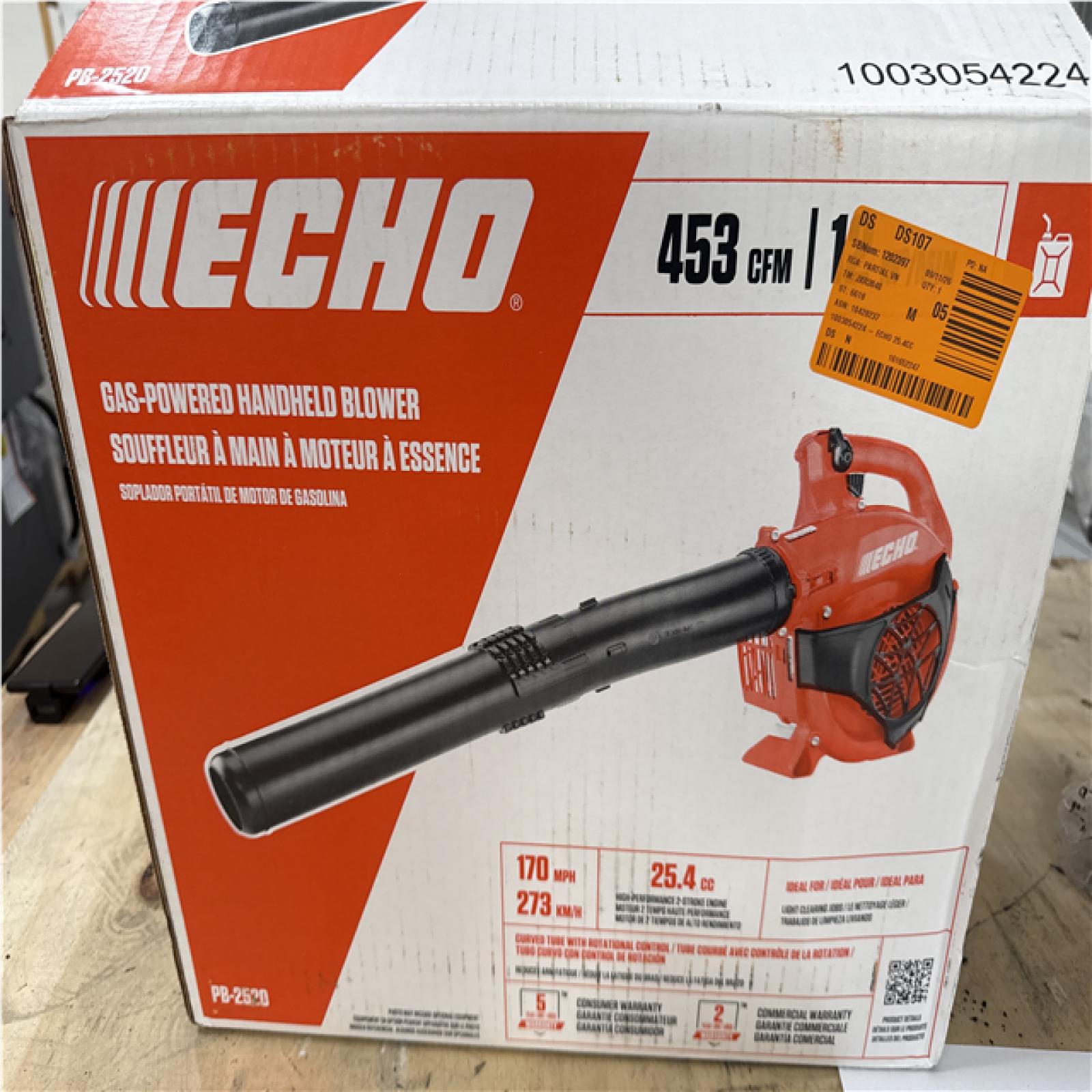 CALIFORNIA AS IS ECHO GAS POWERED HANDHELD BLOWER