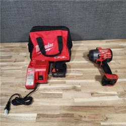 HOUSTON LOCATION - AS-IS (APPEARS LIKE NEW) Milwaukee  FUEL 18V Lithium-Ion Brushless Cordless 1/2 in. Impact Wrench w/Friction Ring Kit