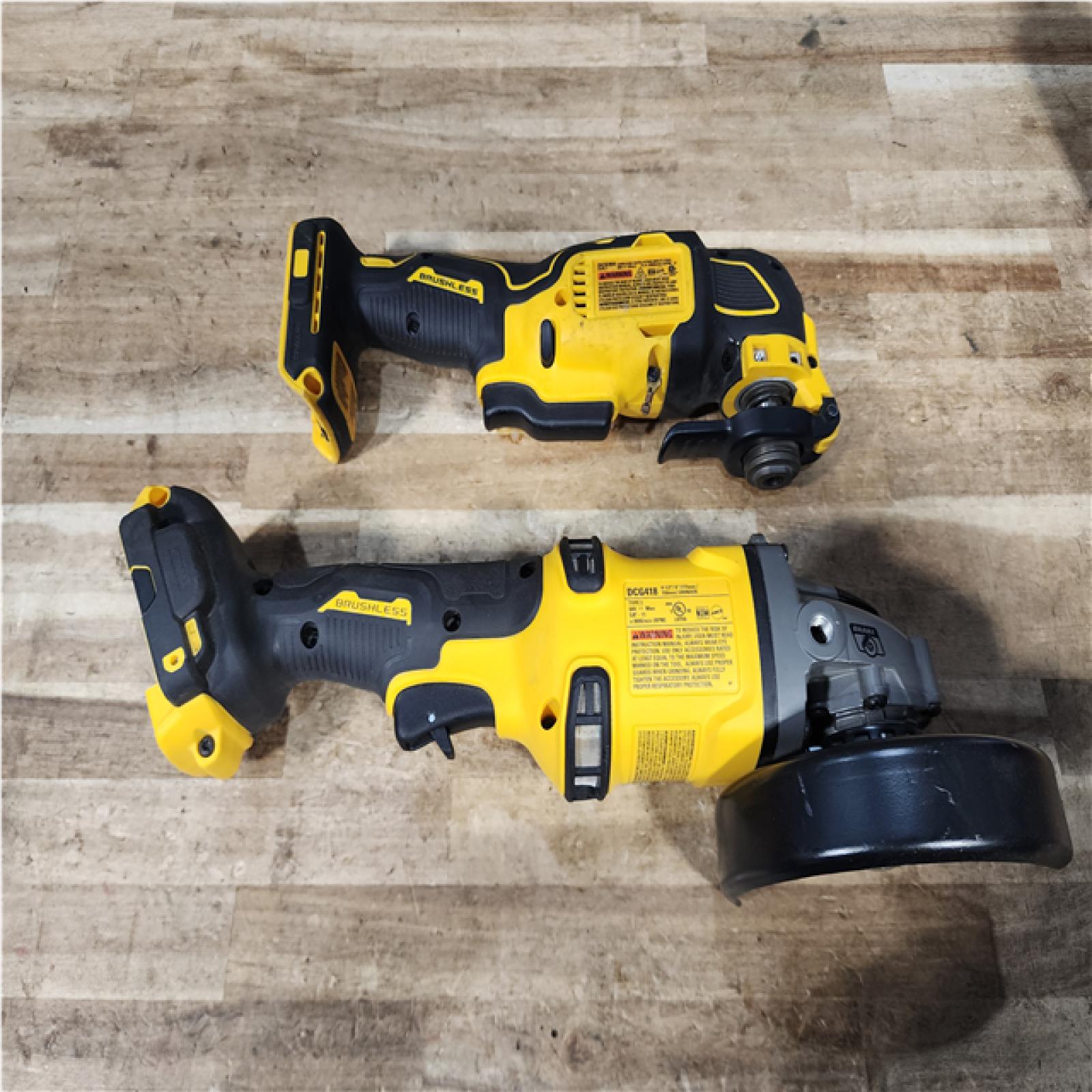 Houston Location AS-IS Dewalt Grinder and Oscillating Multi Tool