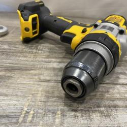 AS-IS DEWALT 20V MAX Brushless Cordless 1/2 in. Hammer Drill/Driver with FLEXVOLT ADVANTAGE (Tool Only)
