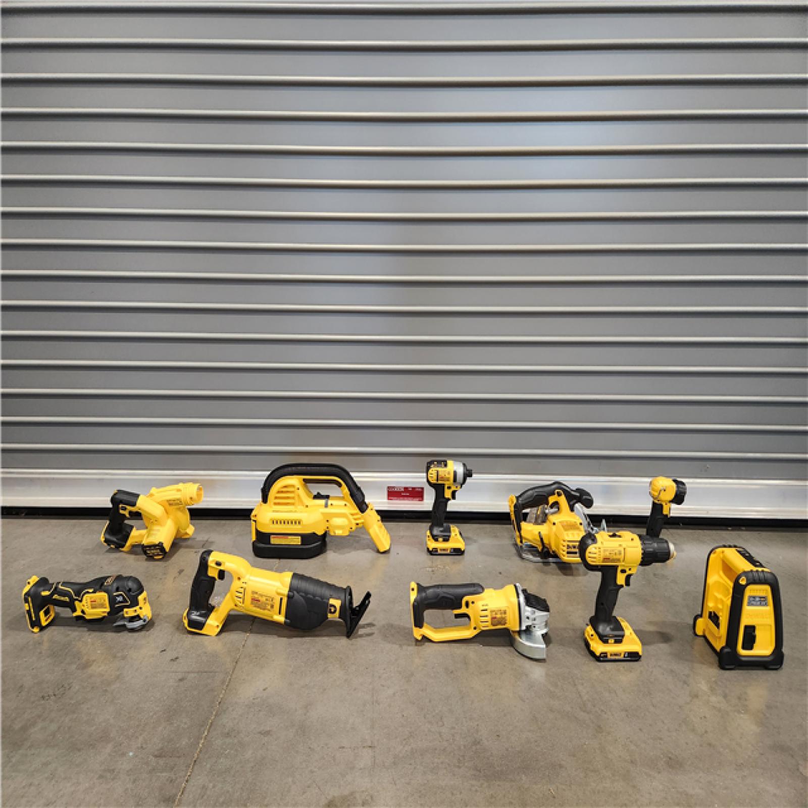 AS-IS- DEWALT 20V MAX Lithium-Ion Brushed Cordless (10-Tool) Combo Kit
