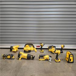 AS-IS- DEWALT 20V MAX Lithium-Ion Brushed Cordless (10-Tool) Combo Kit