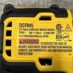 AS-IS DEWALT 20-Volt Maximum XR Lithium-Ion Cordless Brushless 1/4 in. 3-Speed Impact Driver Kit