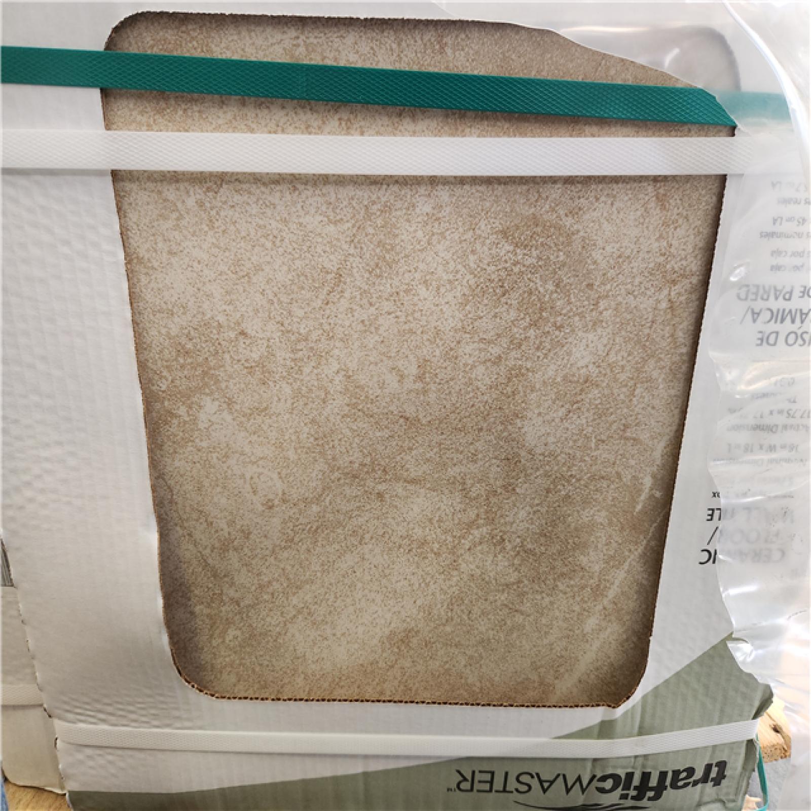 Phoenix TrafficMaster Portland Stone Beige 18 in. x 18 in. Glazed Ceramic Floor and Wall Tile (697 sq. ft./40 case)