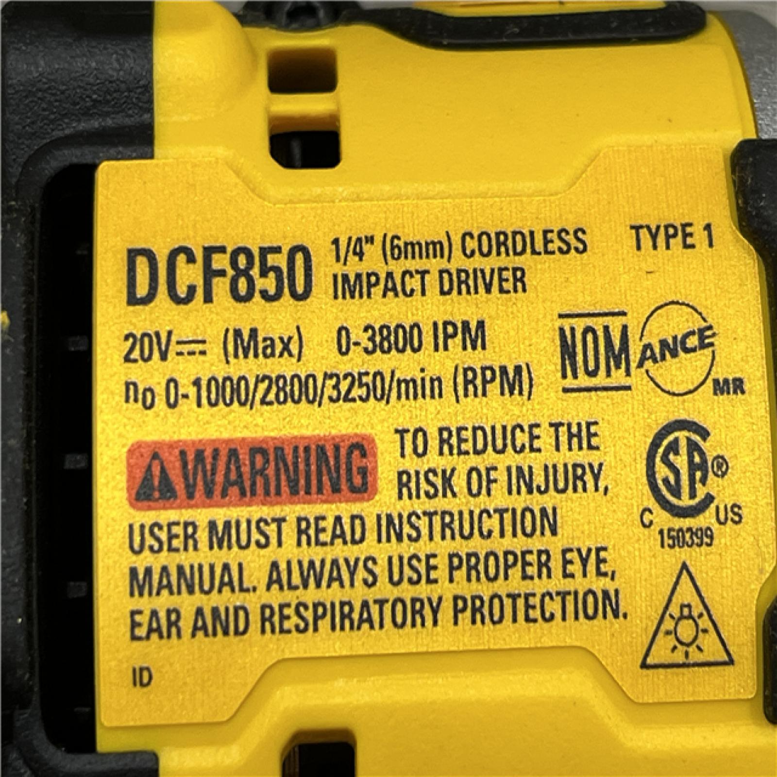 AS-IS DEWALT 20V MAX Lithium-Ion Cordless 6-Tool Combo Kit
