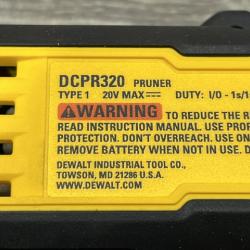 AS-IS DEWALT 20-Volt MAX 1 -1/2 in. Capacity Cordless Battery Powered Pruner (Tool Only)