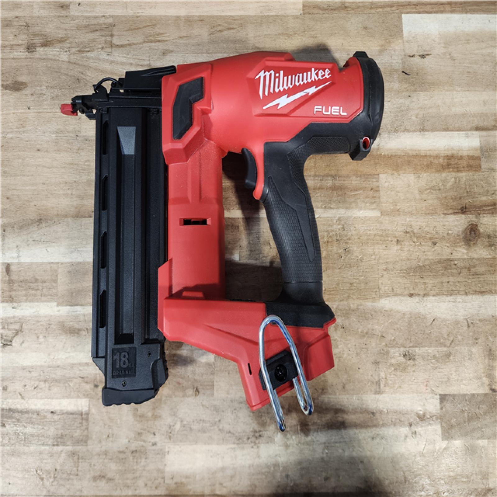 HOUSTON LOCATION - AS-IS Milwaukee FUEL 18-Volt Lithium-Ion Brushless Cordless Gen II 18-Gauge Brad Nailer (Tool-Only)
