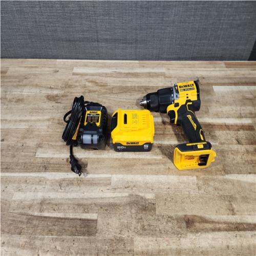 HOUSTON LOCATION - AS - IS DEWALT ATOMIC 20V Lithium-Ion Cordless 1/2 in. Hammer Drill Kit