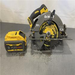 AS-IS - DeWalt FLEX VOLT 60V MAX Lithium-Ion Cordless Brushless 7-1/4 in. Circular Saw Kit