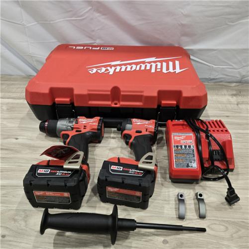 LIKE NEW! - MILWAUKEE FUEL 18V Cordless Hammer Drill and Impact Driver Combo Kit