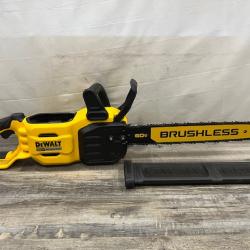 AS-IS DEWALT DCCS672B FLEXVOLT 60V MAX Brushless Cordless 18 Chainsaw (Tool Only)