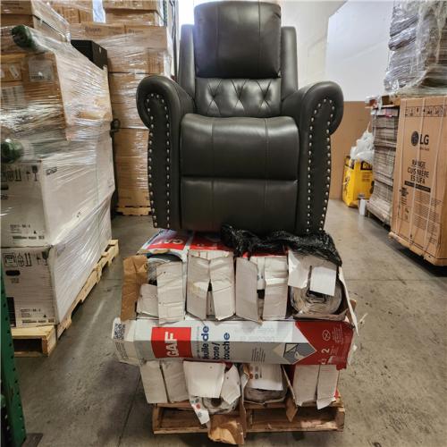 Phoenix AS-IS Mixed Electric Recliner chair and SBS Self-Adhering Base Sheet Rolls (36 Rolls) Pallet
