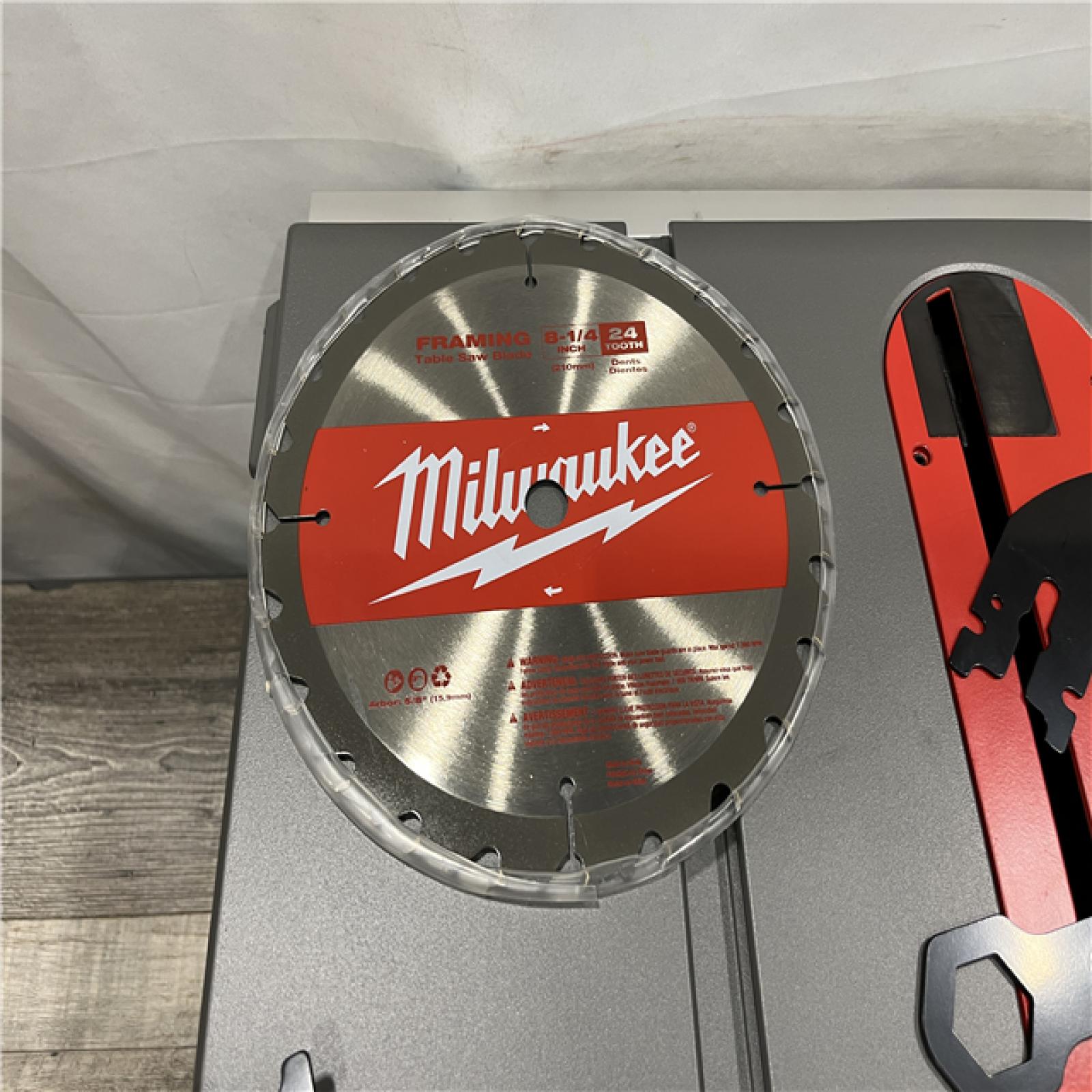 AS-IS Milwaukee FUEL ONE-KEY 18-Volt Lithium-Ion Brushless Cordless 8-1/4 in. Table Saw (Tool-Only)