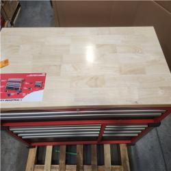 Phoenix LIKE NEW Milwaukee High Capacity 52 in. W x 22.1 in. D 12-Drawer Mobile Workbench Cabinet with Solid Wood Top