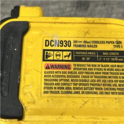 AS-IS DEWALT 20V 30 Degree Cordless Framing Nailer (Tool-Only)