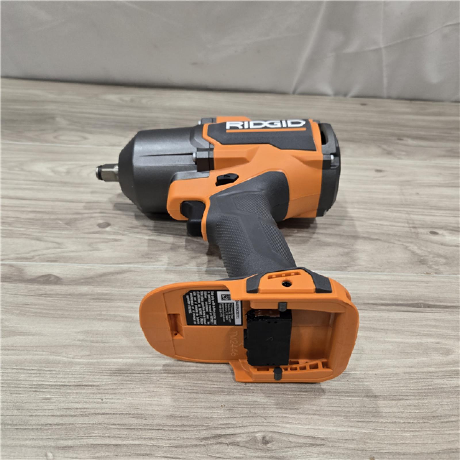 AS-IS RIDGID 18V Cordless 4-Mode 1/2 in. High-Torque Impact Wrench Kit