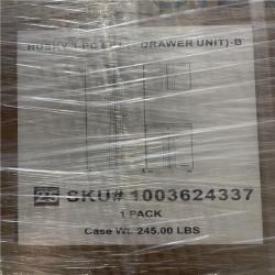 DALLAS LOCATION - Husky 3-Piece Regular Duty Welded Steel Garage Storage System in Black PALLET-(2 UNITS)