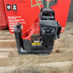HOUSTON LOCATION - AS-IS Milwaukee 12-Volt Lithium-Ion Cordless Green 250 ft. 3-Plane Laser Level Kit