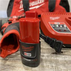 AS-IS Milwaukee FUEL 12-Volt Lithium-Ion Brushless Cordless 1/2 in. Hammer Drill Kit