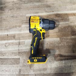 Houston Location AS-IS DEWALT ATOMIC 20-Volt MAX Brushless Cordless 1/2 in. Hammer Drill (Tool-Only)