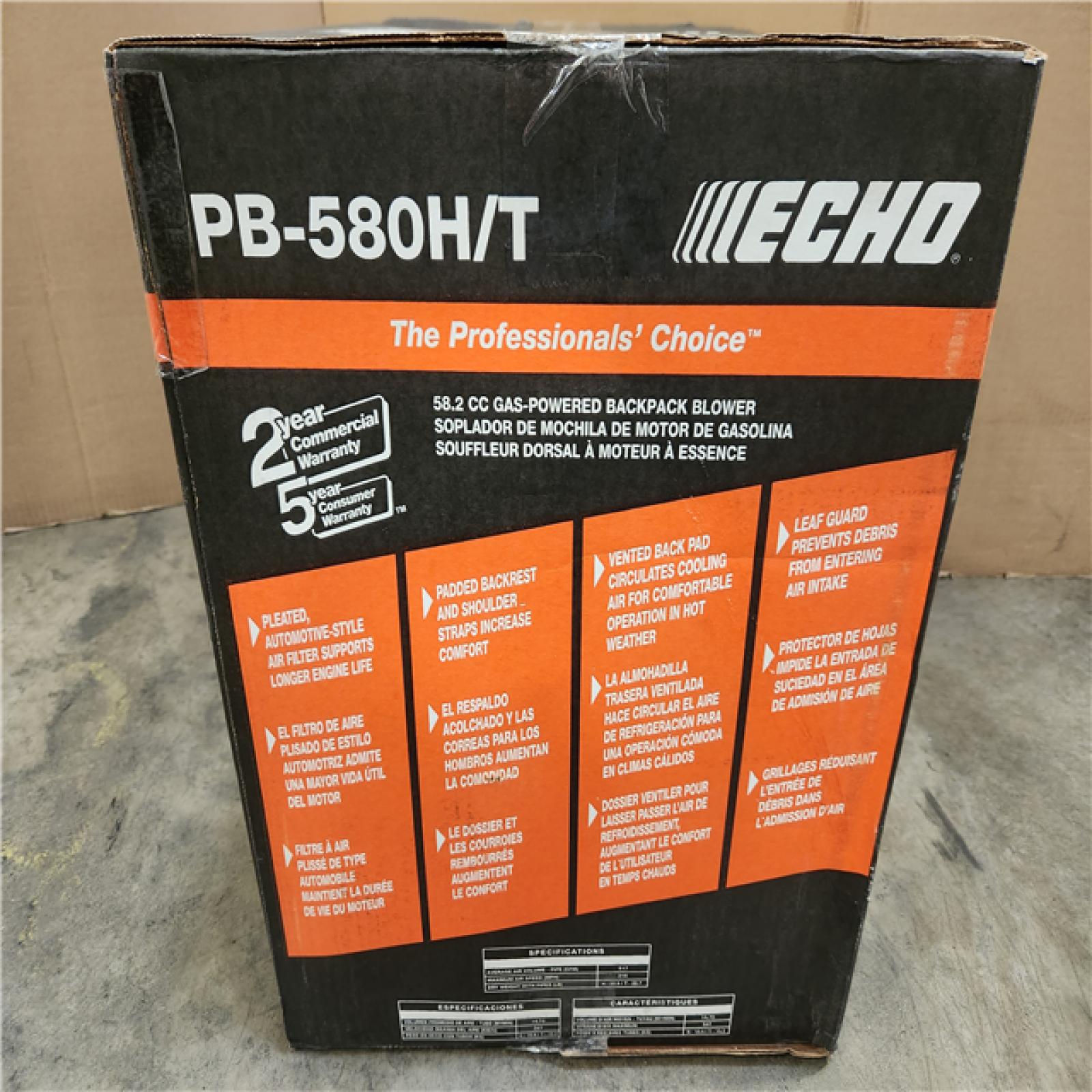 Phoenix NEW ECHO 216 MPH 517 CFM 58.2cc Gas 2-Stroke Backpack Leaf Blower with Tube Throttle