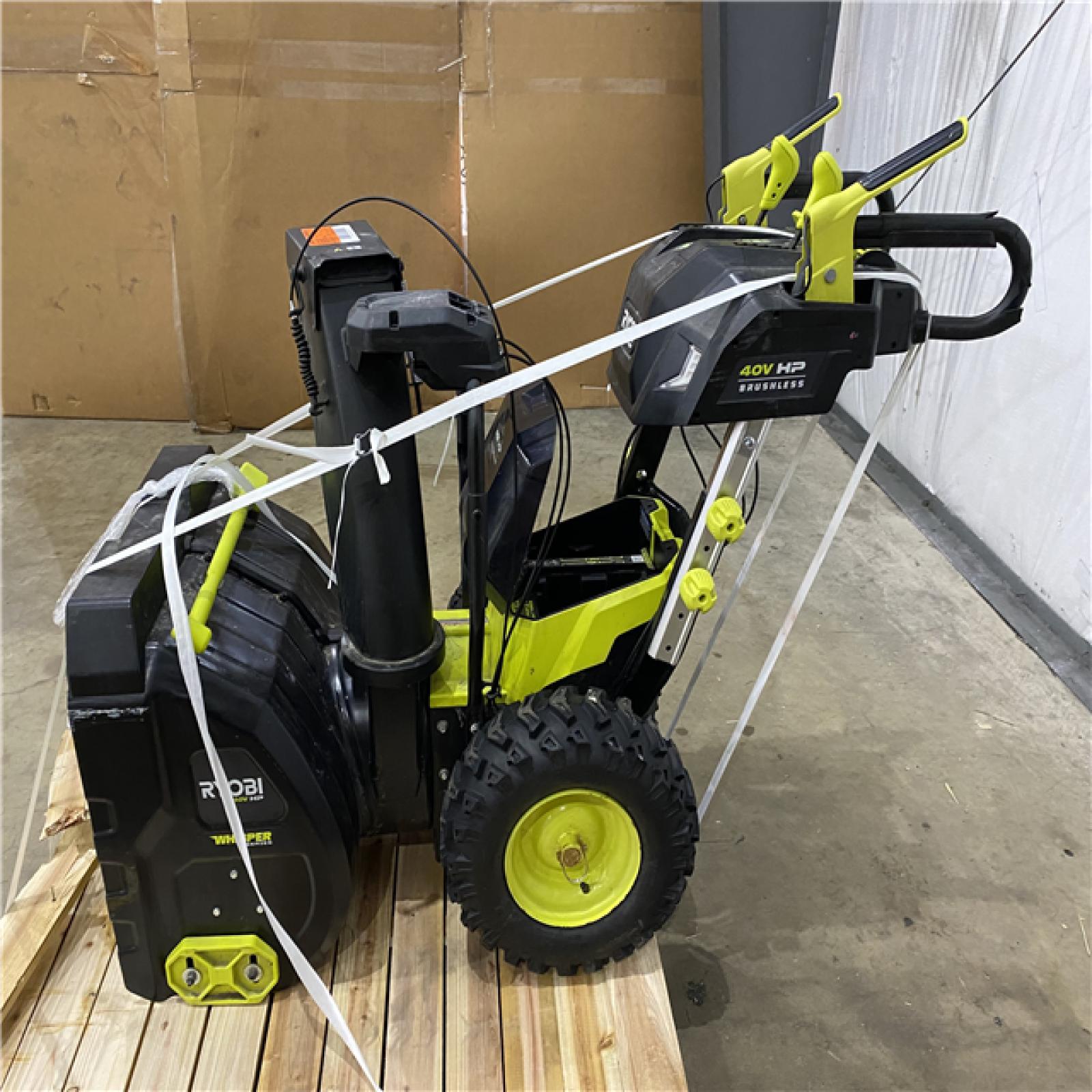 Houston Location - AS-IS 40v hp brushless whisper snowblower