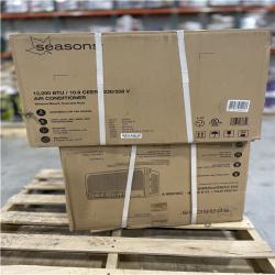 DALLAS LOCATION- SEASONS 12 000 BTU 230/208 V Window Air Conditioner With Heat for 550 Sq. Ft.(2 UNITS)