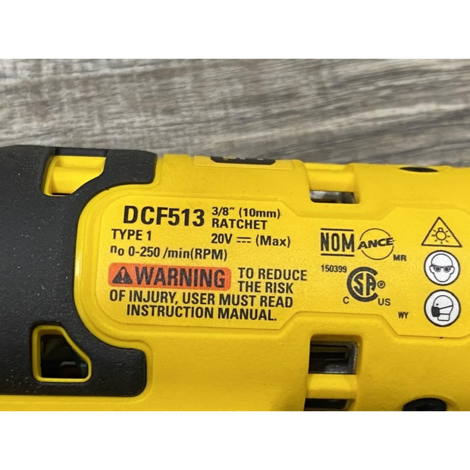 AS-IS DEWALT ATOMIC 20V MAX Cordless 3/8 in. Ratchet (Tool Only)